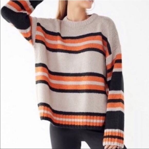 Urban Outfitters Bobby Boyfriend Striped Sweater Oversized XS - Picture 6 of 7